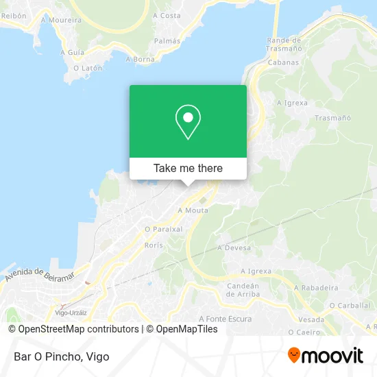 Bar O Pincho map