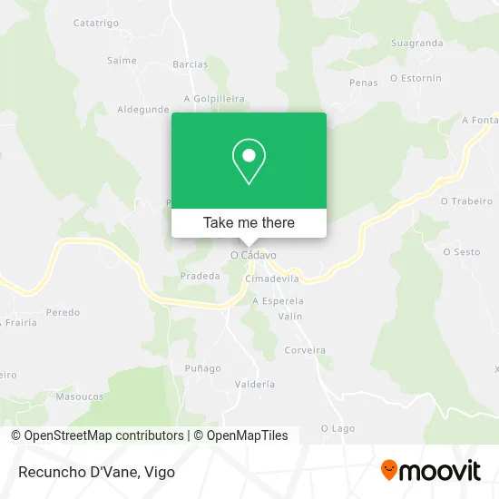 Recuncho D'Vane map