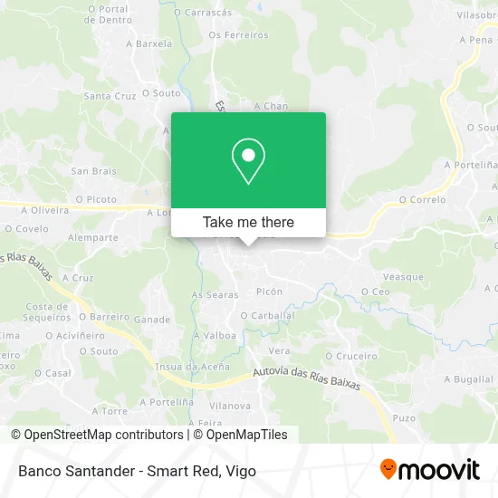 Banco Santander - Smart Red map