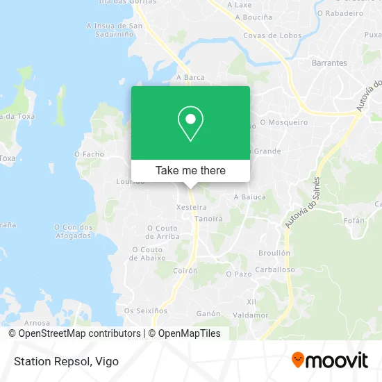 Station Repsol map
