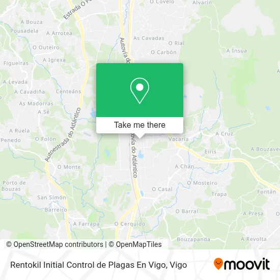 Rentokil Initial Control de Plagas En Vigo map