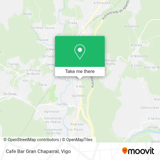 Cafe Bar Gran Chaparral map