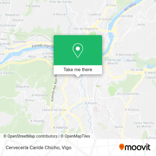 Cervecería Caride Chicho map
