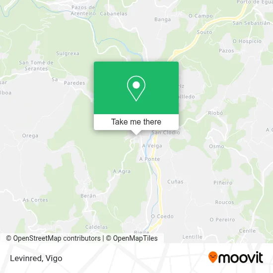 Levinred map