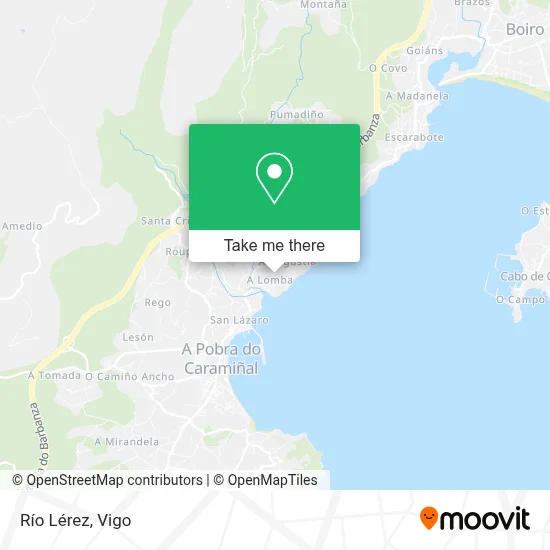 Río Lérez map