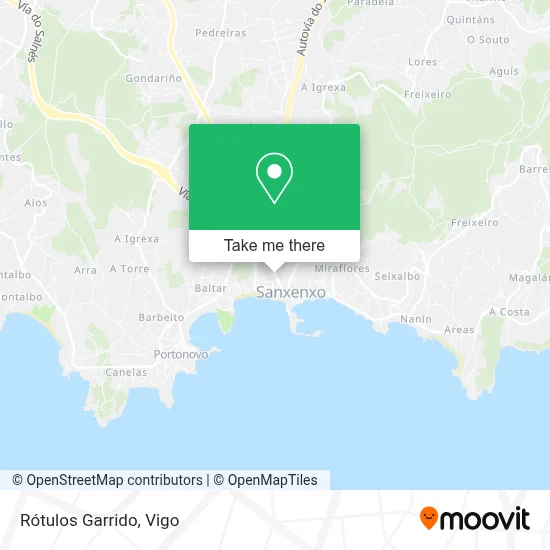 Rótulos Garrido map