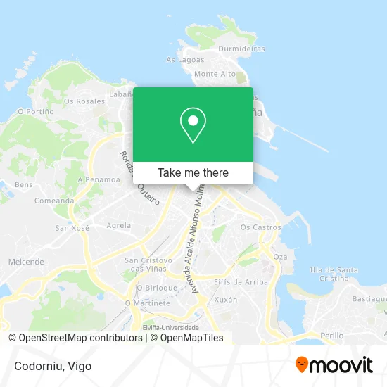 Codorniu map