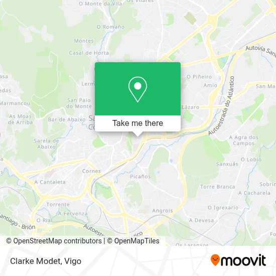 Clarke Modet map