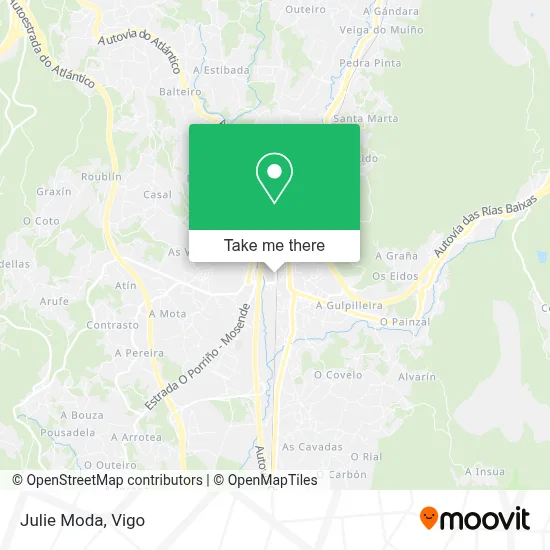 mapa Julie Moda