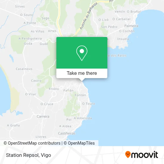 Station Repsol map