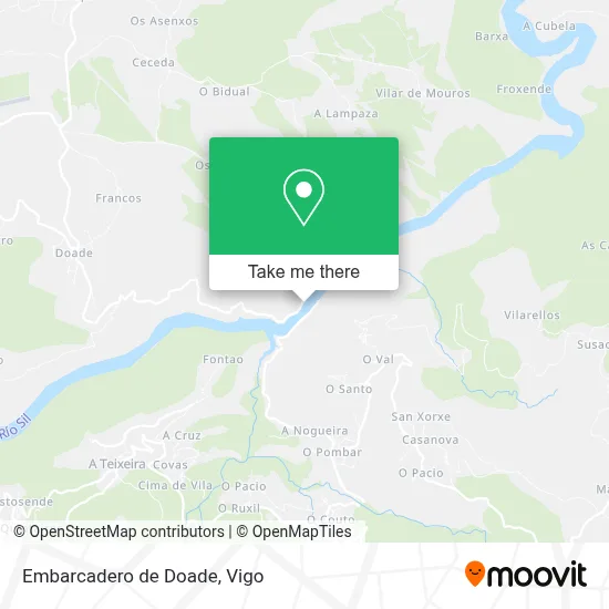 Embarcadero de Doade map