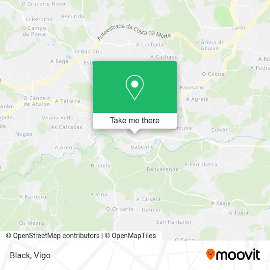Black map