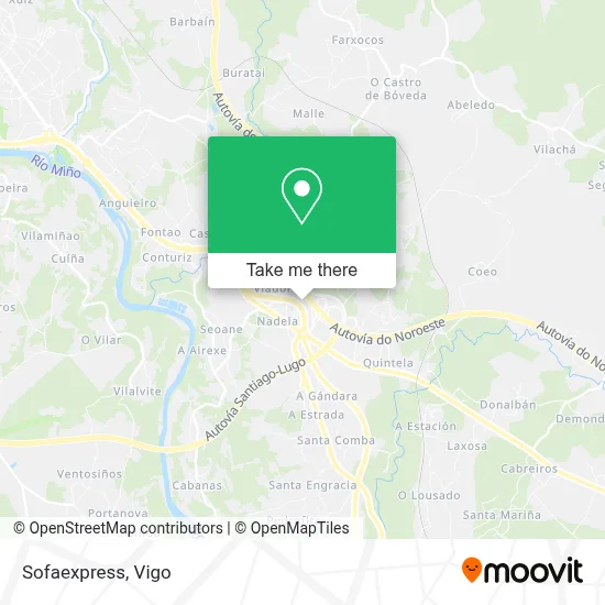 Sofaexpress map