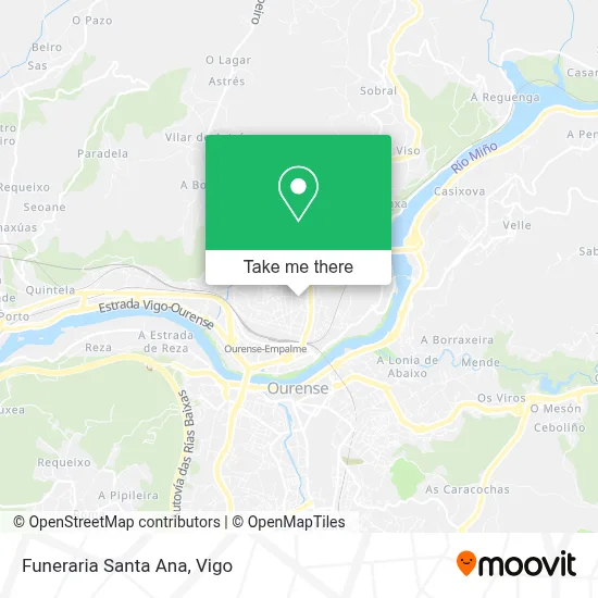 Funeraria Santa Ana map