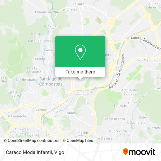 Caraco Moda Infantil map