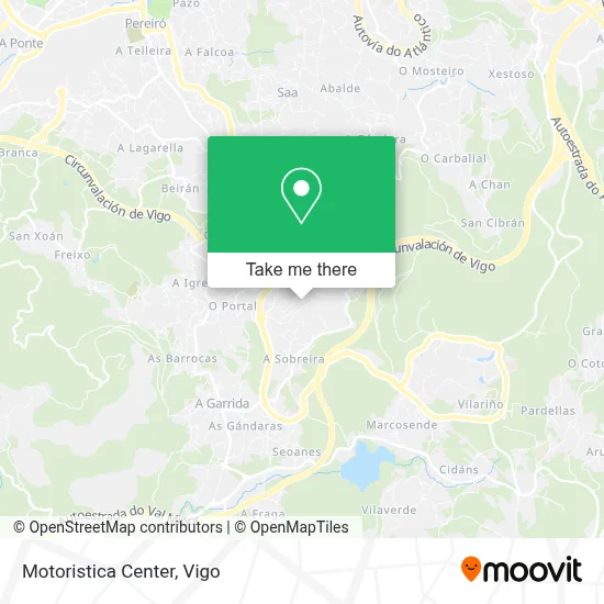 Motoristica Center map