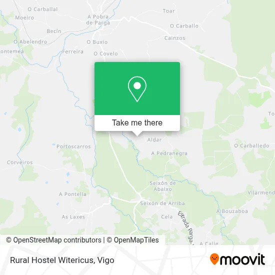 Rural Hostel Witericus map
