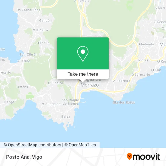 Posto Ana map