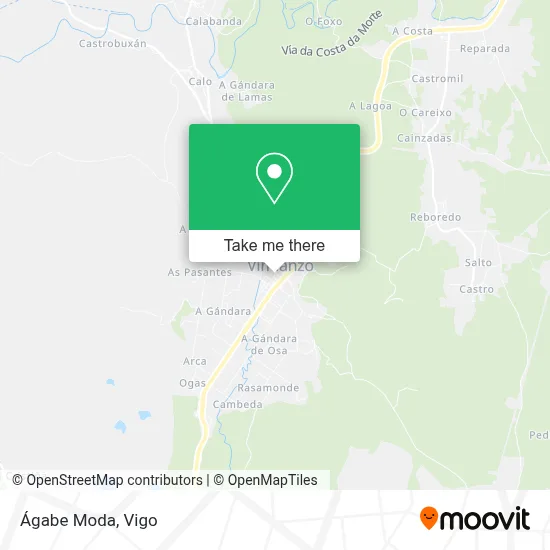 Ágabe Moda map