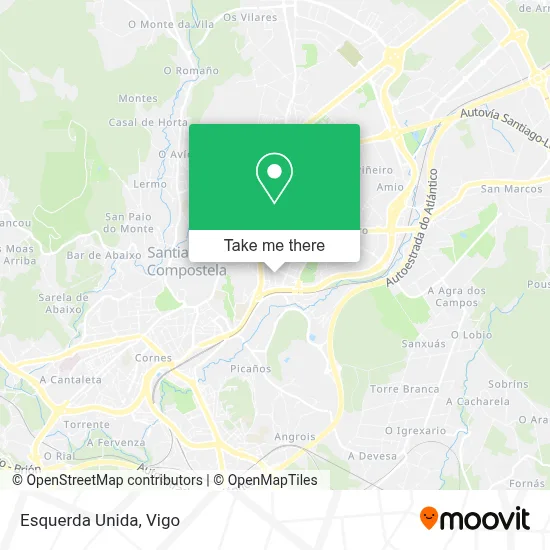 Esquerda Unida map