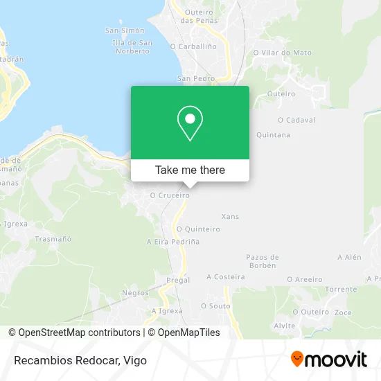 Recambios Redocar map