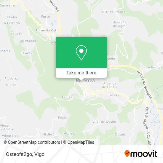 Osteofit2go map