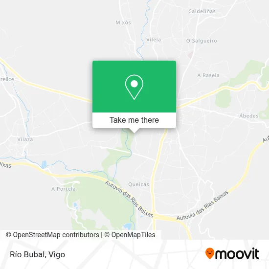 Río Bubal map