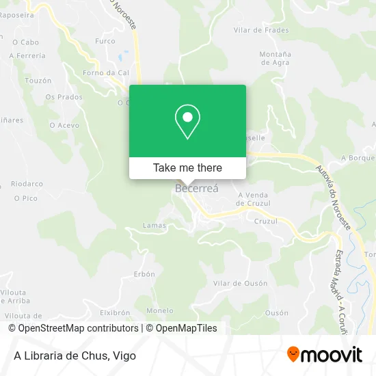 A Libraria de Chus map