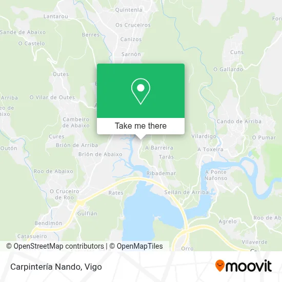 Carpintería Nando map
