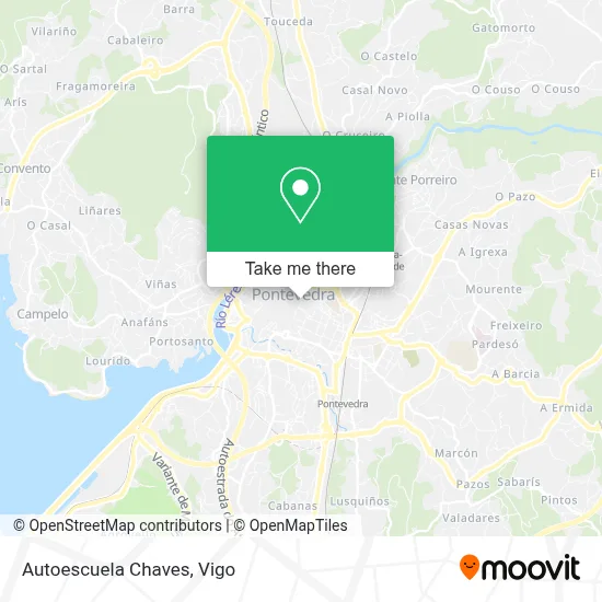 Autoescuela Chaves map