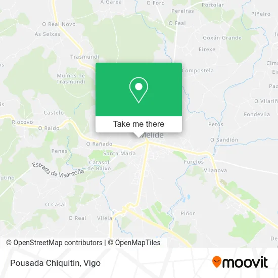 Pousada Chiquitin map