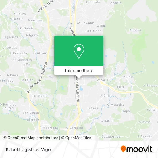 Kebel Logistics map