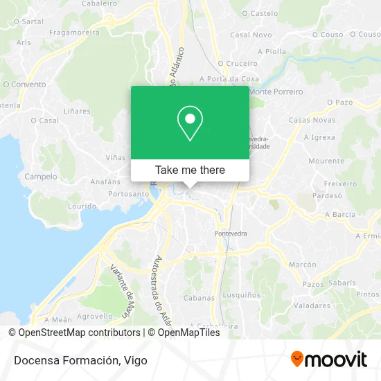 Docensa Formación map