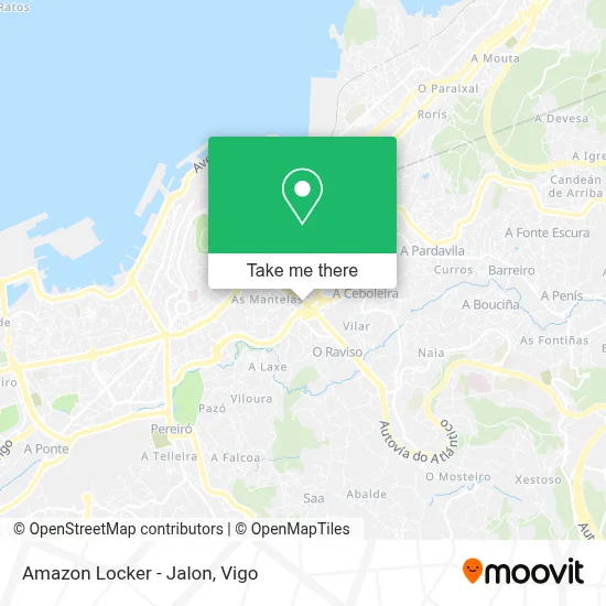 Amazon Locker - Jalon map