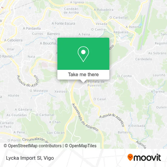 Lycka Import Sl map