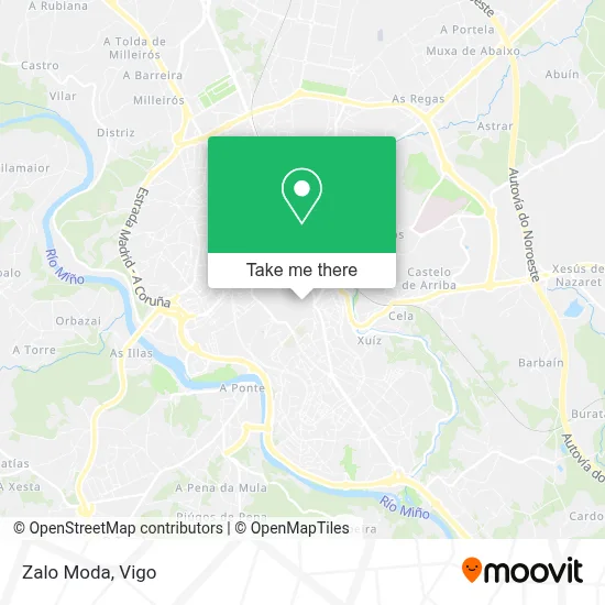 Zalo Moda map