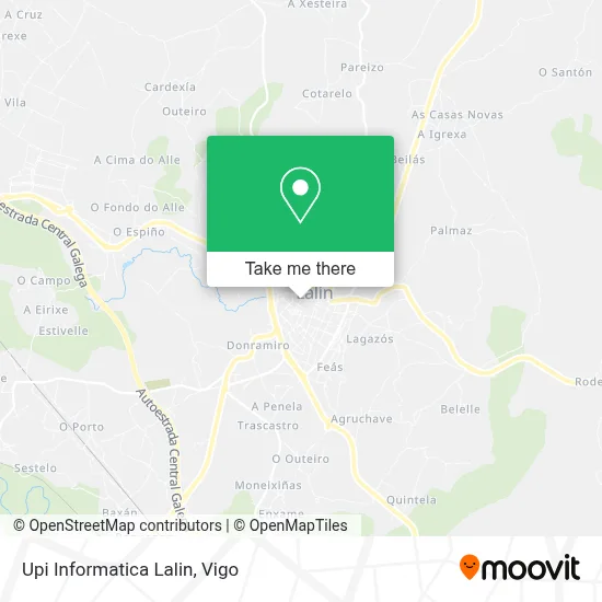 Upi Informatica Lalin map