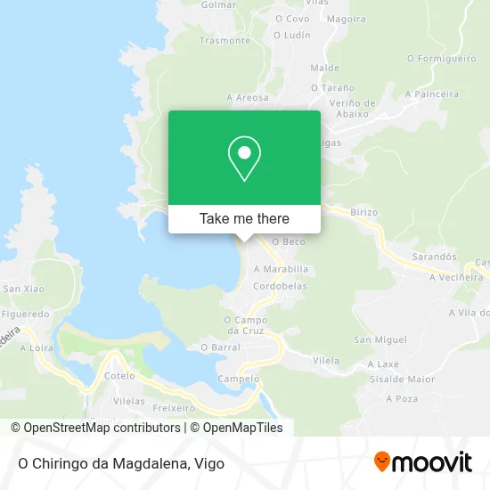O Chiringo da Magdalena map