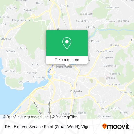 DHL Express Service Point (Small World) map