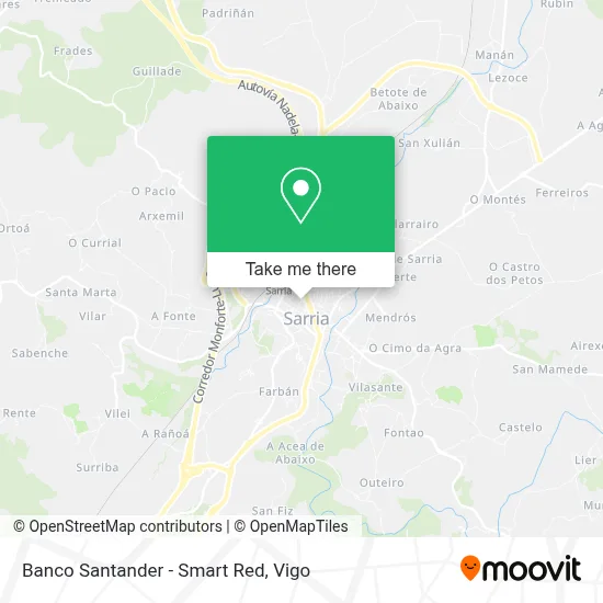 Banco Santander - Smart Red map