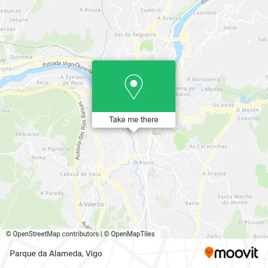 Parque da Alameda map