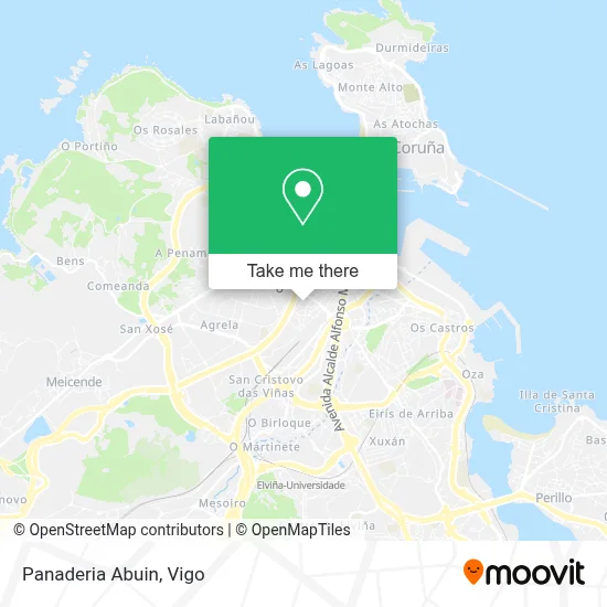Panaderia Abuin map