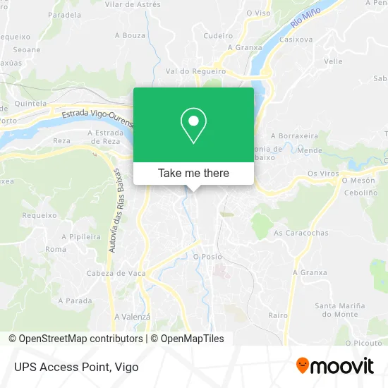 Ups Access Point map