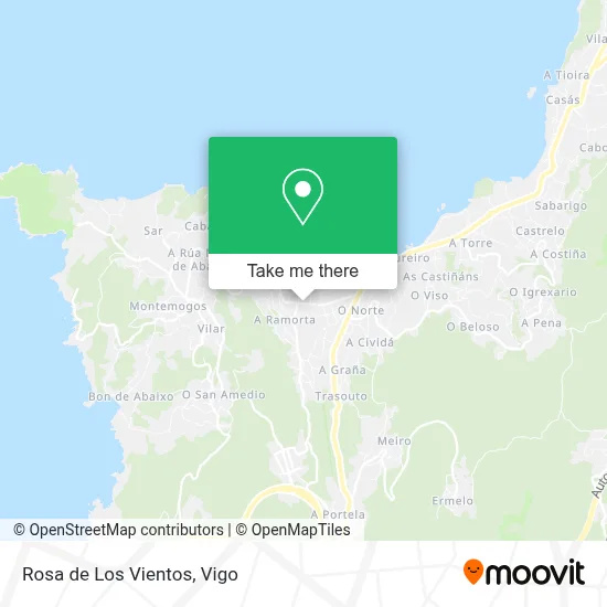Rosa de Los Vientos map