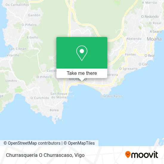 Churrasquería O Churrascaso map