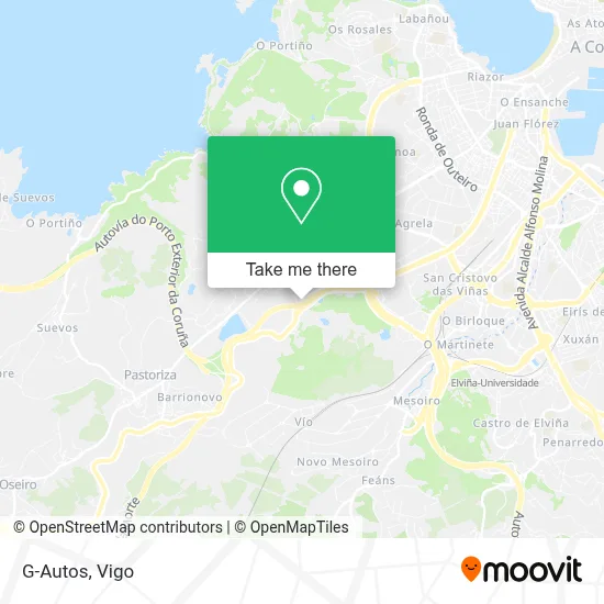 G-Autos map