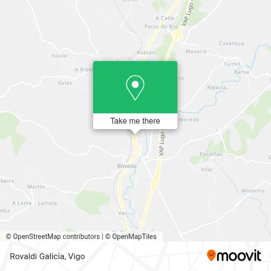 Rovaldi Galicia map