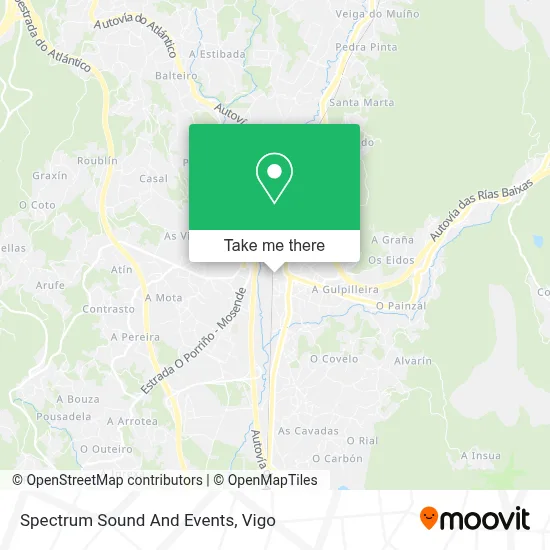 Spectrum Sound And Events map