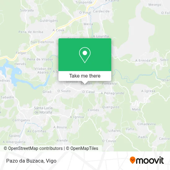 Pazo da Buzaca map