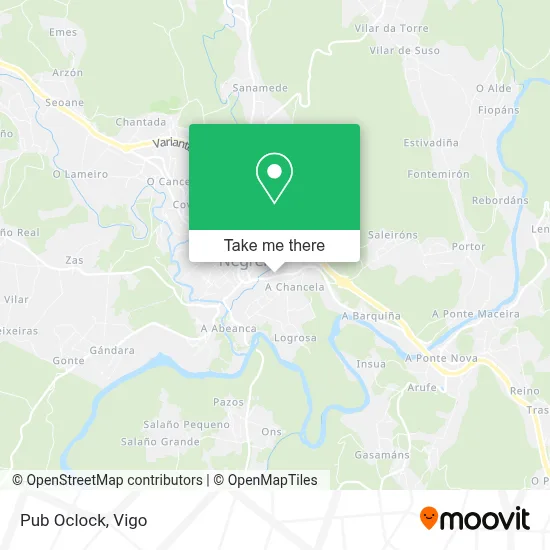 Pub Oclock map